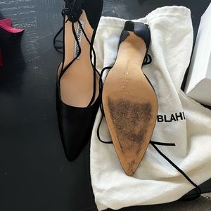 Classic satin lace up formal pump